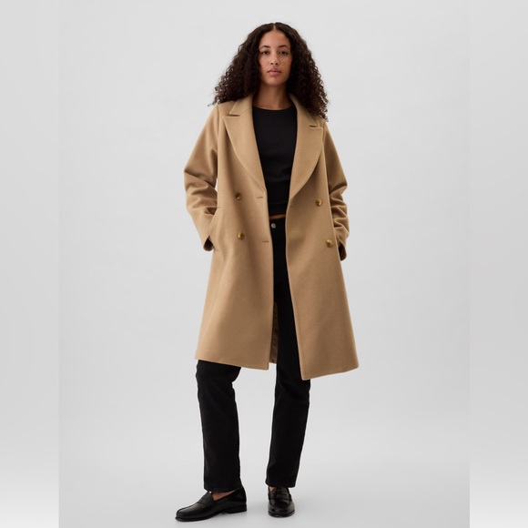 Brand New Beautiful Camel Long Topcoat - Picture 11 of 15